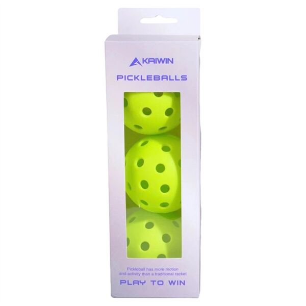 Bóng tập luyện Pickleball Kaiwin PK40L Outdoor (Hộp 3 Quả)